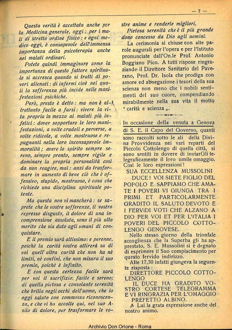La piccola Opera della Divina Provvidenza, 33, 06, 01-06-1938, pagina 9