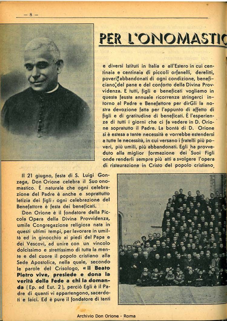 La piccola Opera della Divina Provvidenza, 33, 06, 01-06-1938, pagina 10