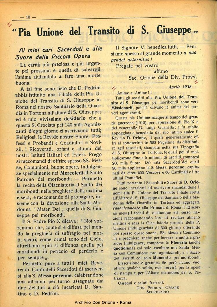 La piccola Opera della Divina Provvidenza, 33, 06, 01-06-1938, pagina 12
