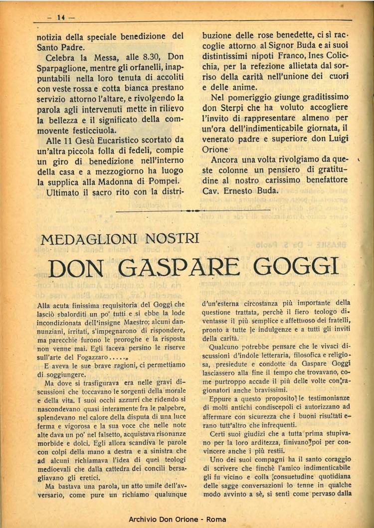La piccola Opera della Divina Provvidenza, 33, 06, 01-06-1938, pagina 16