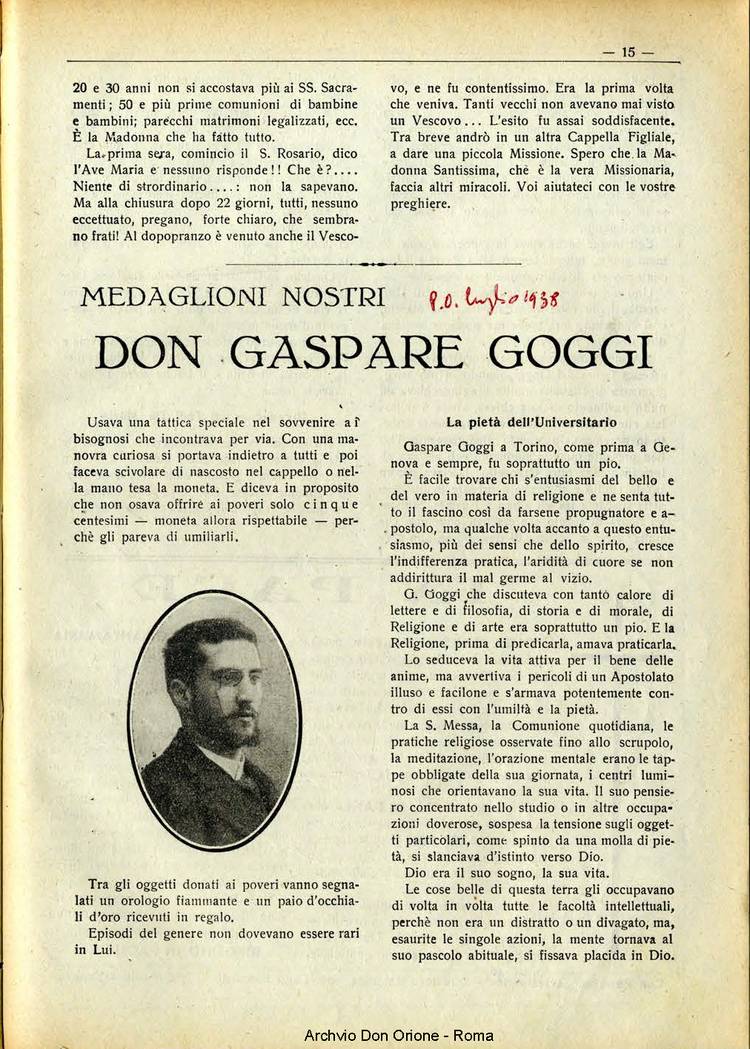 La piccola Opera della Divina Provvidenza, 33, 07, 01-07-1938, pagina 17