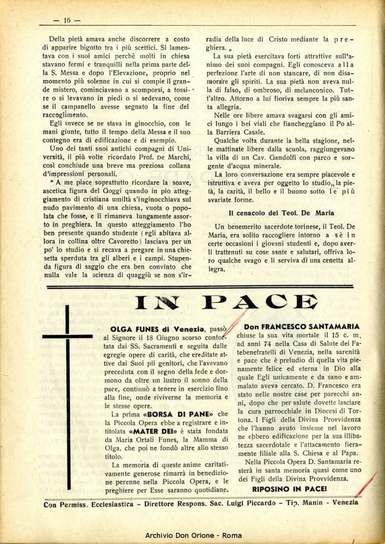 La piccola Opera della Divina Provvidenza, 33, 07, 01-07-1938, pagina 18