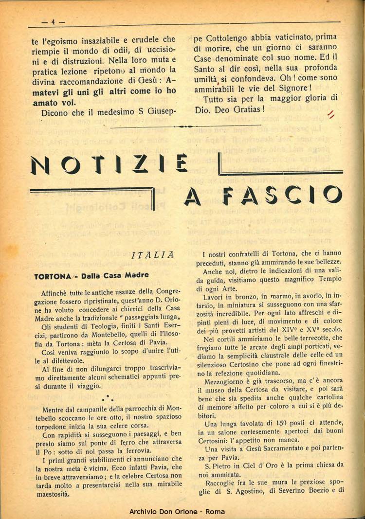 La piccola Opera della Divina Provvidenza, 33, 08, 01-08-1938, pagina 6