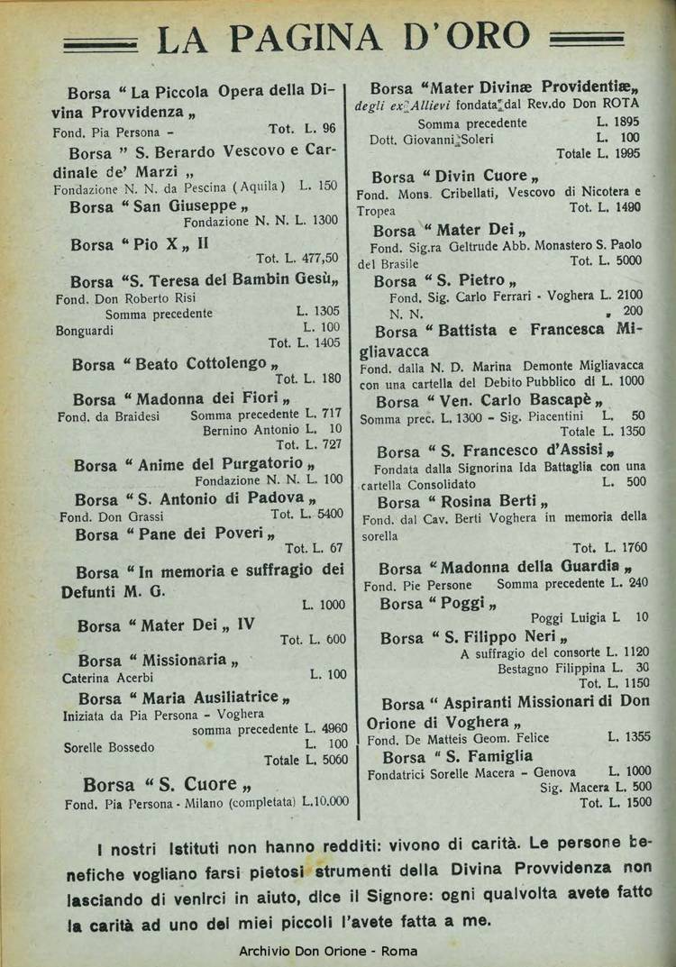 La piccola Opera della Divina Provvidenza, 33, 09, 01-09-1938, pagina 2