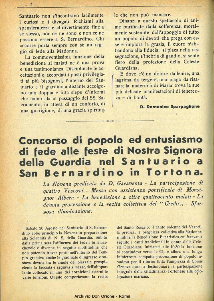 La piccola Opera della Divina Provvidenza, 33, 09, 01-09-1938, pagina 4
