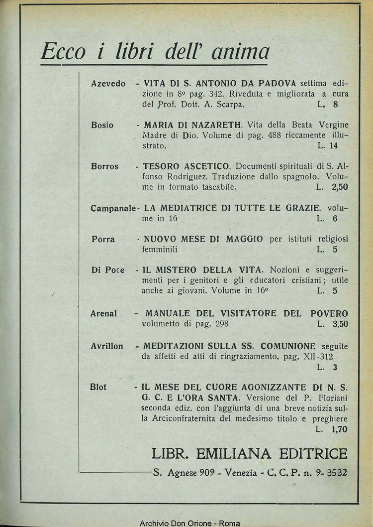 La piccola Opera della Divina Provvidenza, 33, 09, 01-09-1938, pagina 19