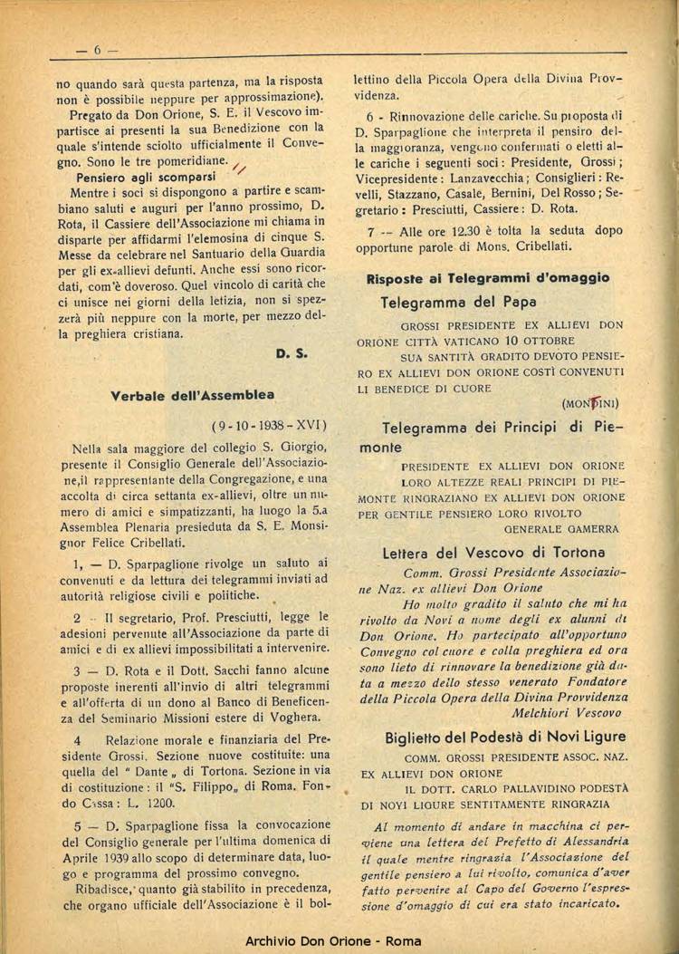 La piccola Opera della Divina Provvidenza, 33, 10, 01-10-1938, pagina 8