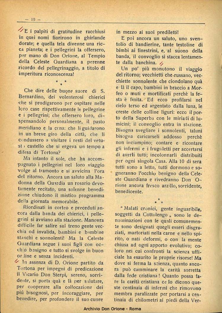 La piccola Opera della Divina Provvidenza, 33, 10, 01-10-1938, pagina 12