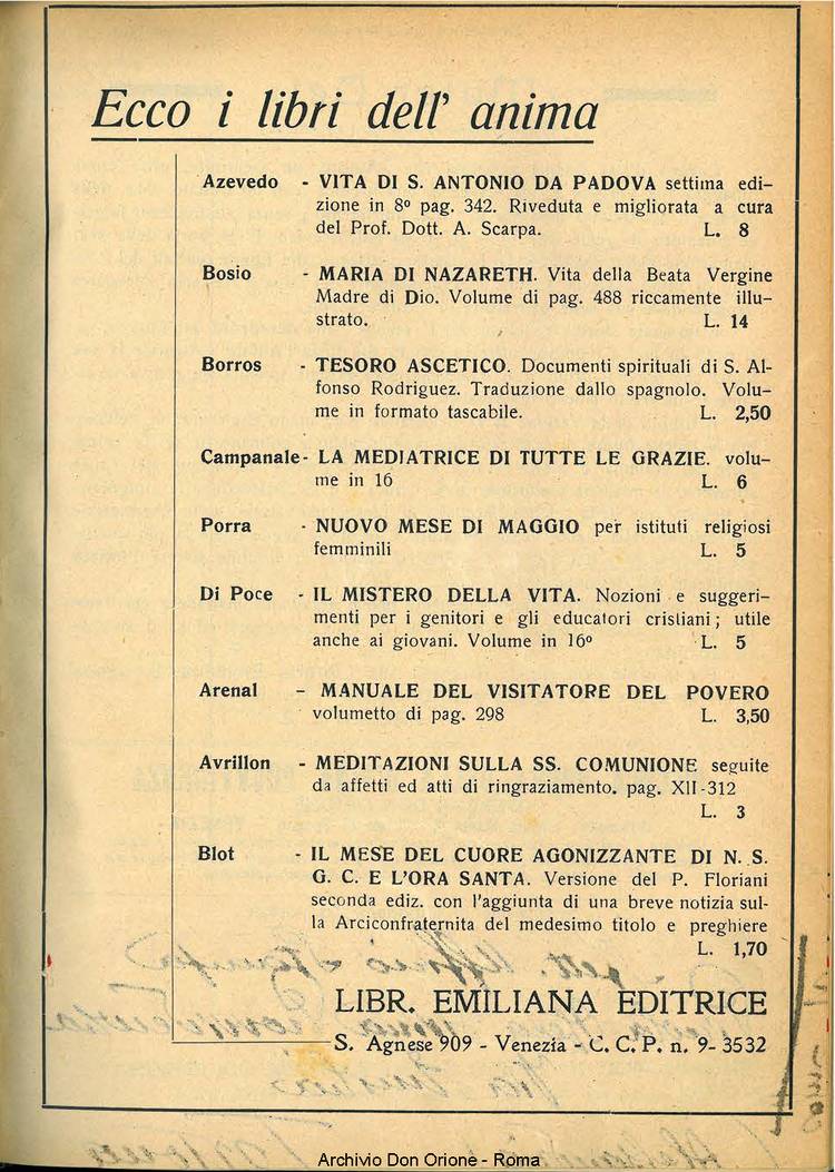 La piccola Opera della Divina Provvidenza, 33, 10, 01-10-1938, pagina 19
