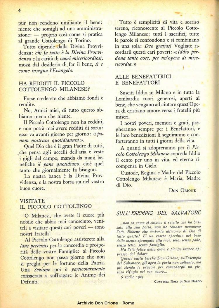 La piccola Opera della Divina Provvidenza, 33, 11, 01-11-1938, pagina 26