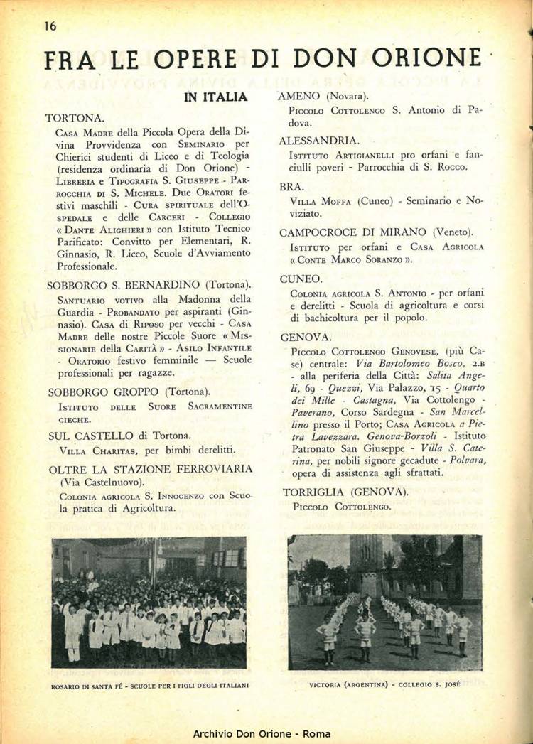 La piccola Opera della Divina Provvidenza, 33, 11, 01-11-1938, pagina 38