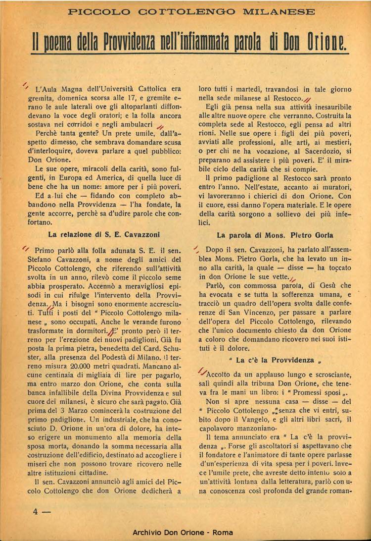 La piccola Opera della Divina Provvidenza, 34, 02, 01-02-1939, pagina 6