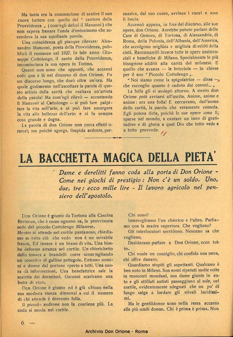 La piccola Opera della Divina Provvidenza, 34, 02, 01-02-1939, pagina 8