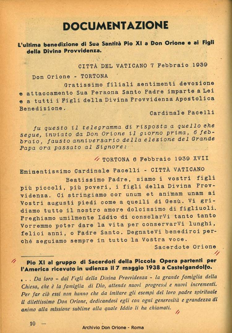 La piccola Opera della Divina Provvidenza, 34, 03, 01-03-1939, pagina 12