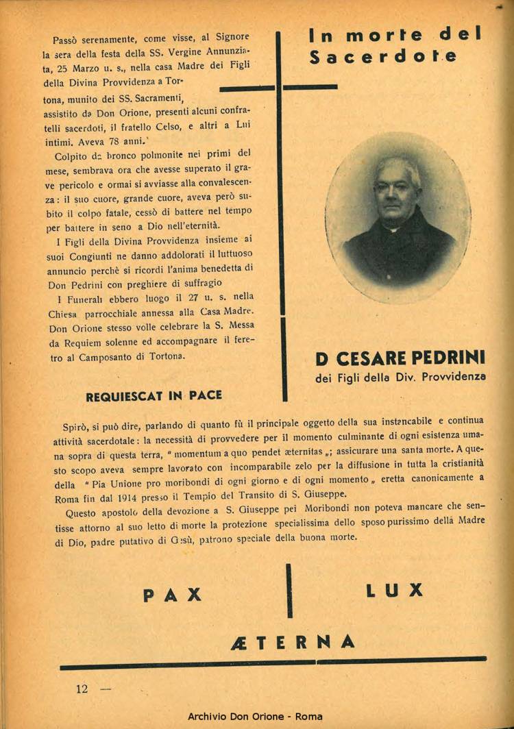 La piccola Opera della Divina Provvidenza, 34, 04, 01-04-1939, pagina 14