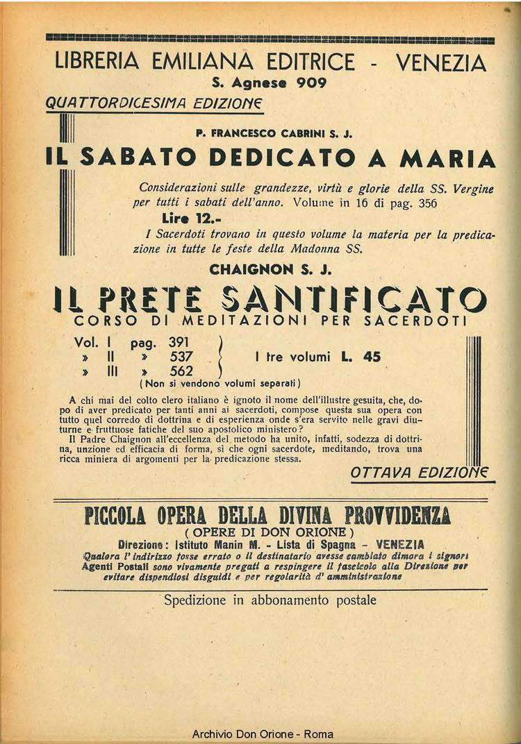 La piccola Opera della Divina Provvidenza, 34, 04, 01-04-1939, pagina 20
