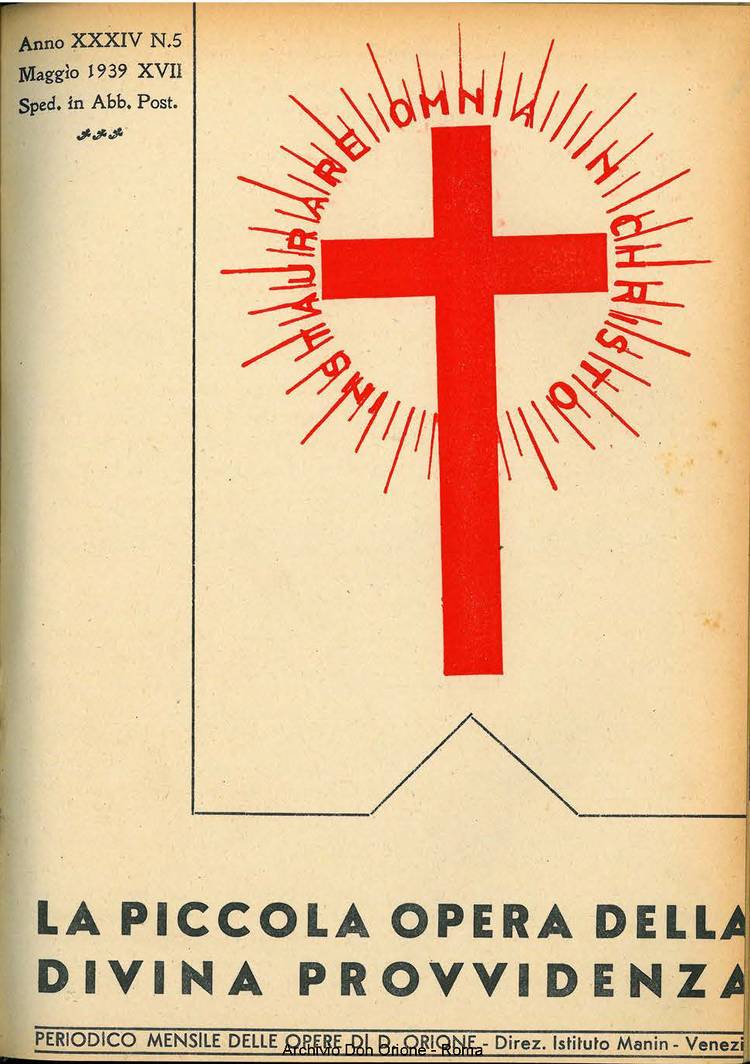 La piccola Opera della Divina Provvidenza, 34, 05, 01-05-1939, pagina 1