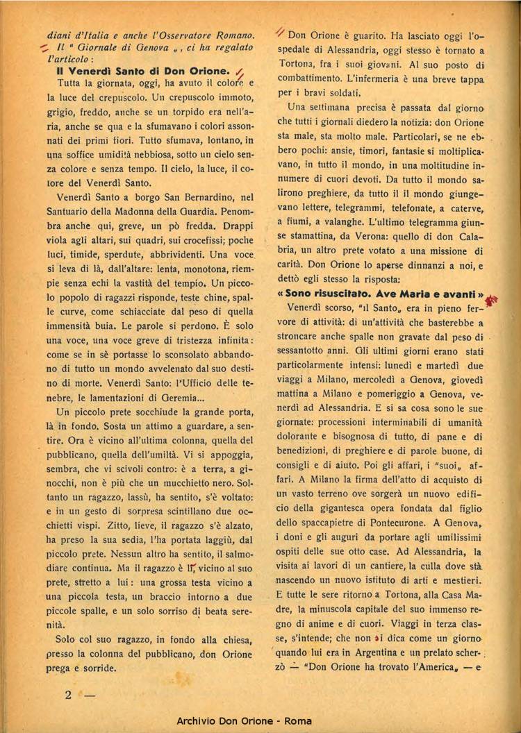 La piccola Opera della Divina Provvidenza, 34, 05, 01-05-1939, pagina 4
