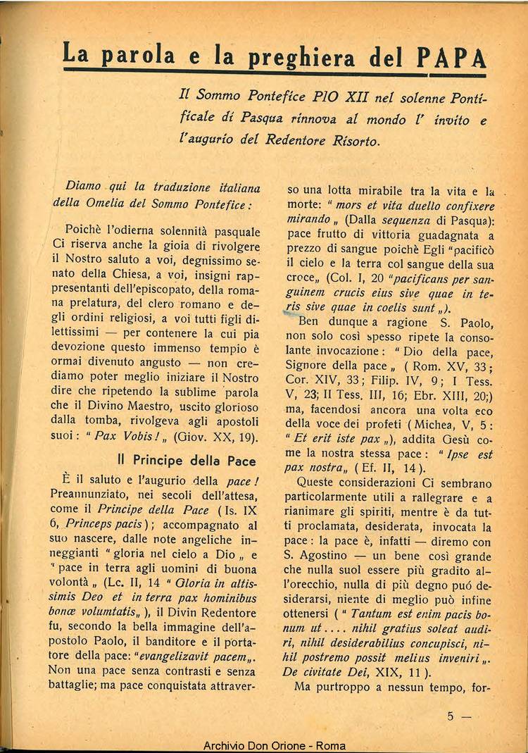 La piccola Opera della Divina Provvidenza, 34, 05, 01-05-1939, pagina 7