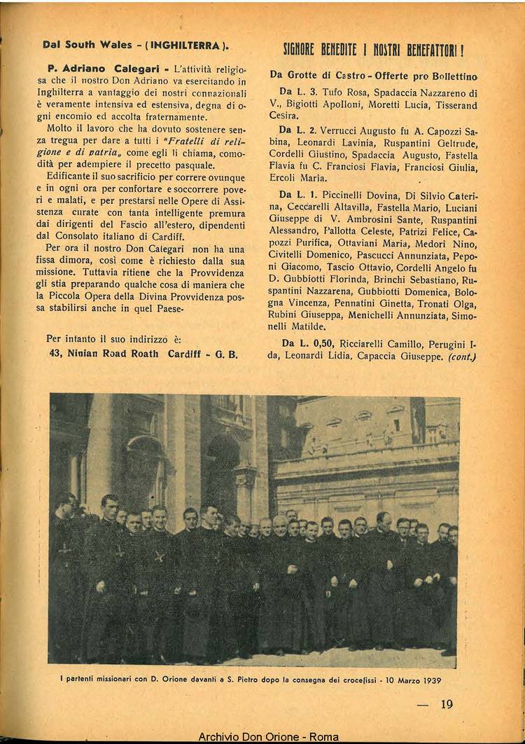 La piccola Opera della Divina Provvidenza, 34, 05, 01-05-1939, pagina 21