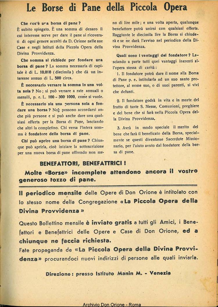 La piccola Opera della Divina Provvidenza, 34, 05, 01-05-1939, pagina 23
