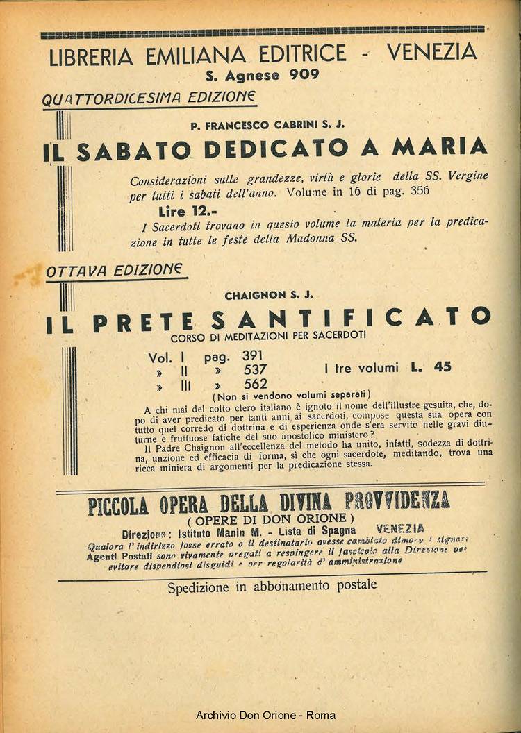 La piccola Opera della Divina Provvidenza, 34, 06, 01-06-1939, pagina 20