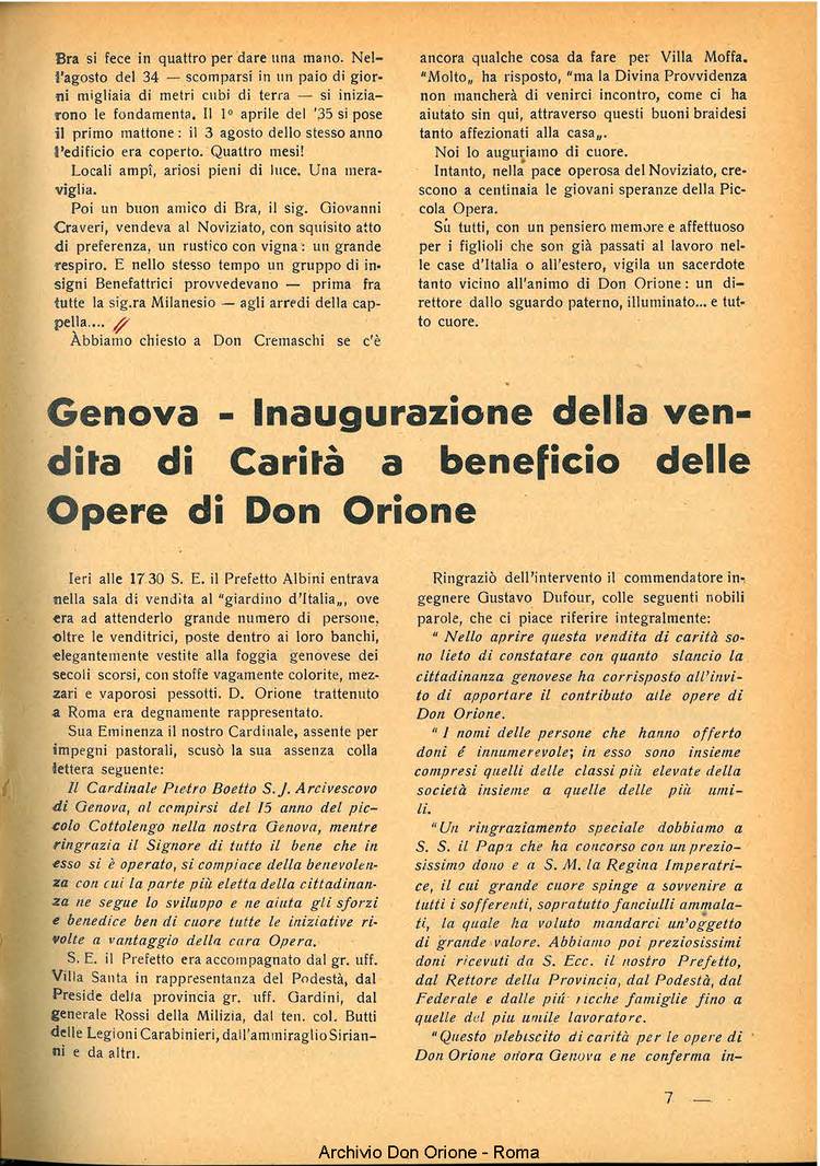 La piccola Opera della Divina Provvidenza, 34, 07, 01-07-1939, pagina 9