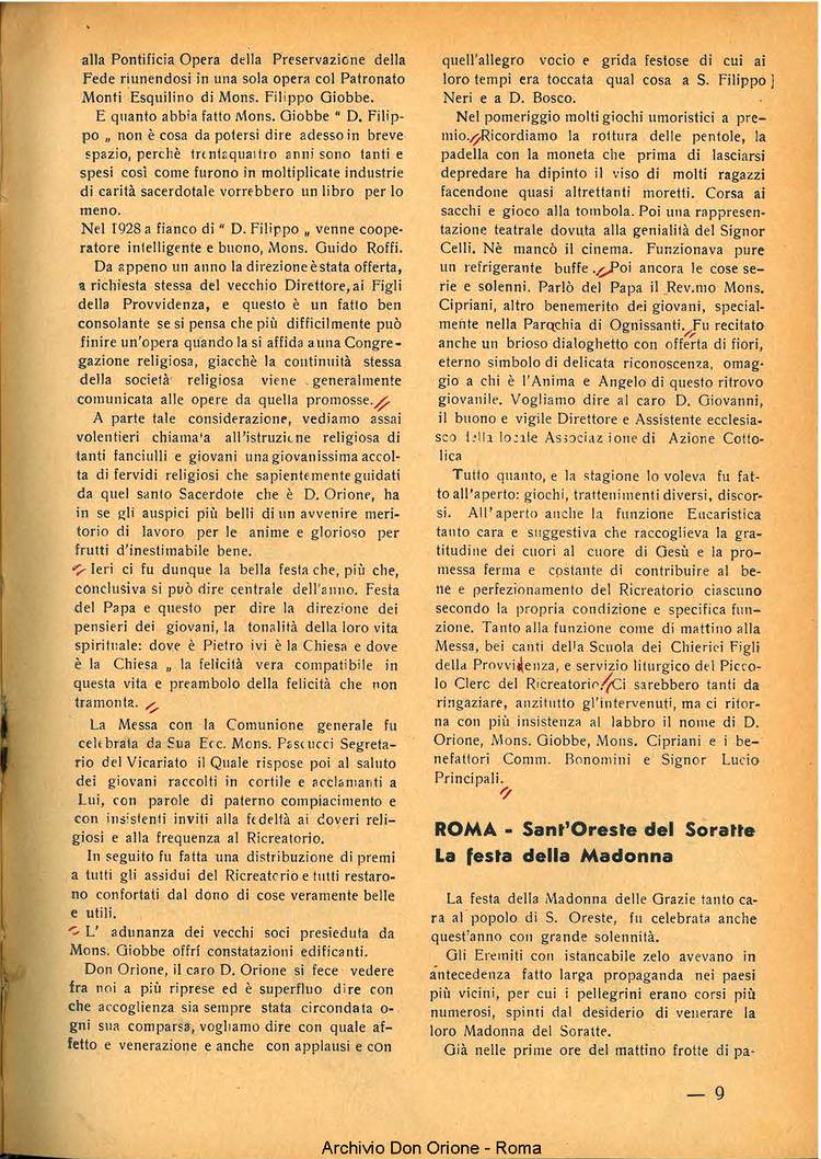 La piccola Opera della Divina Provvidenza, 34, 07, 01-07-1939, pagina 11