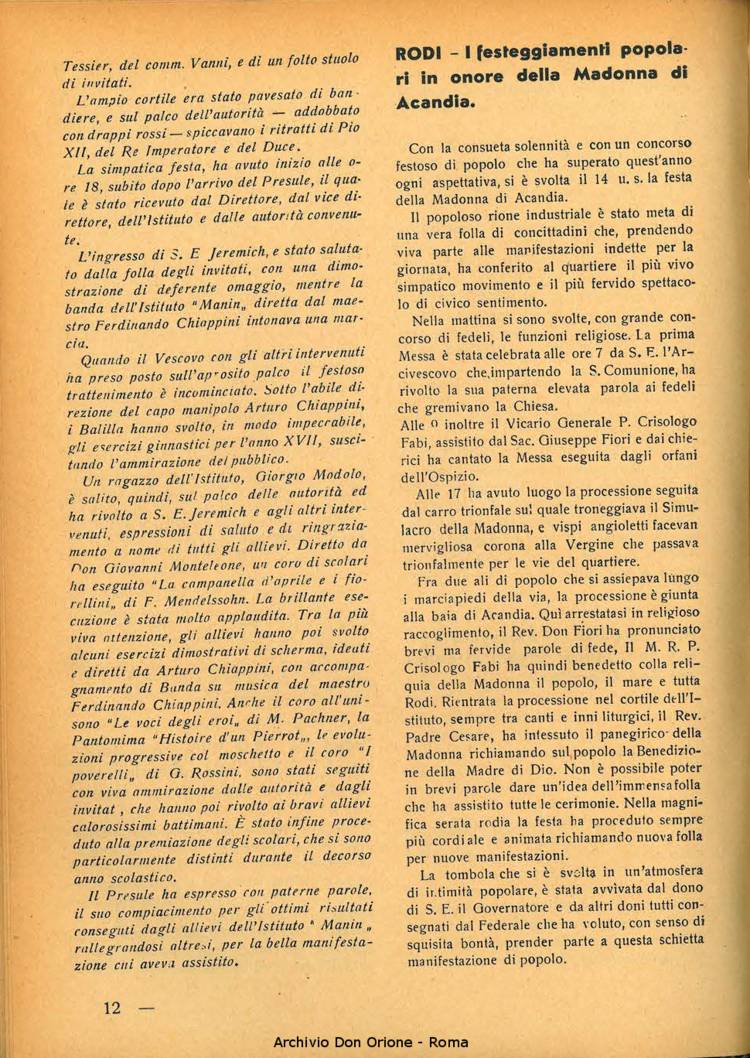 La piccola Opera della Divina Provvidenza, 34, 07, 01-07-1939, pagina 14
