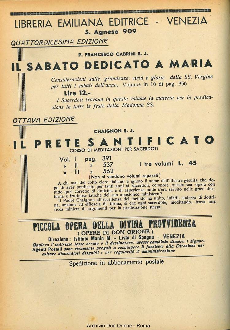 La piccola Opera della Divina Provvidenza, 34, 07, 01-07-1939, pagina 20