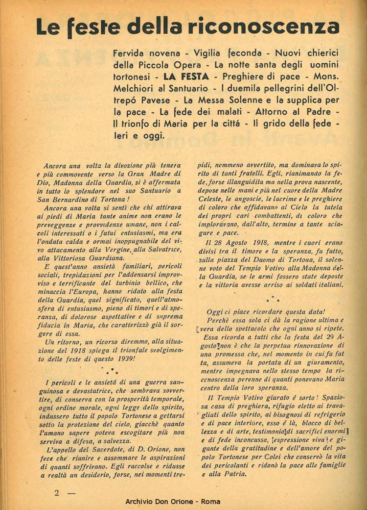 La piccola Opera della Divina Provvidenza, 34, 09, 01-09-1939, pagina 4