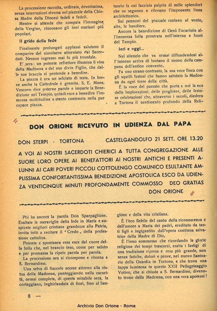 La piccola Opera della Divina Provvidenza, 34, 09, 01-09-1939, pagina 10