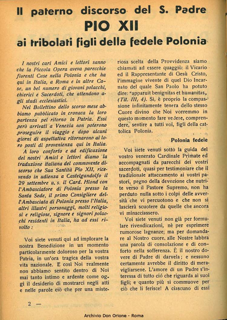 La piccola Opera della Divina Provvidenza, 34, 10, 01-10-1939, pagina 4