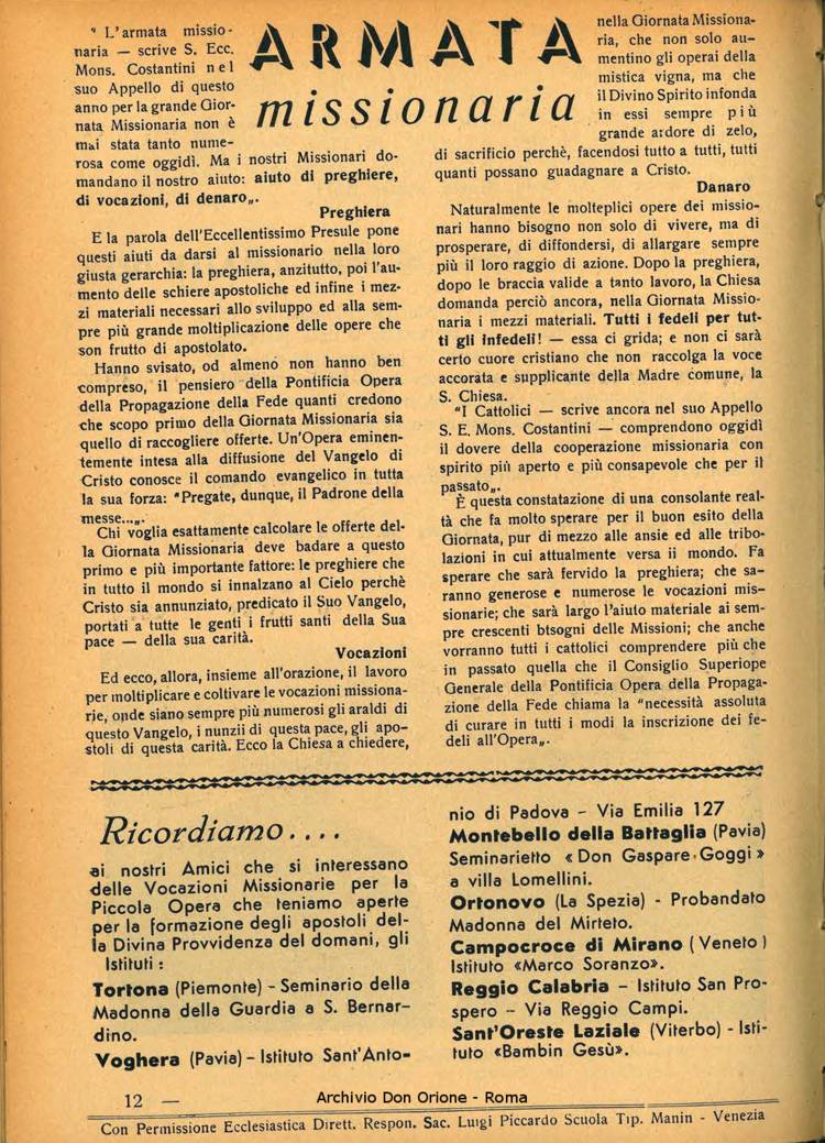 La piccola Opera della Divina Provvidenza, 34, 10, 01-10-1939, pagina 14