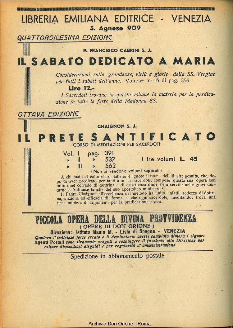 La piccola Opera della Divina Provvidenza, 34, 10, 01-10-1939, pagina 16