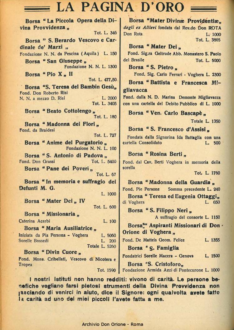La piccola Opera della Divina Provvidenza, 35, 01, 01-01-1940, pagina 2