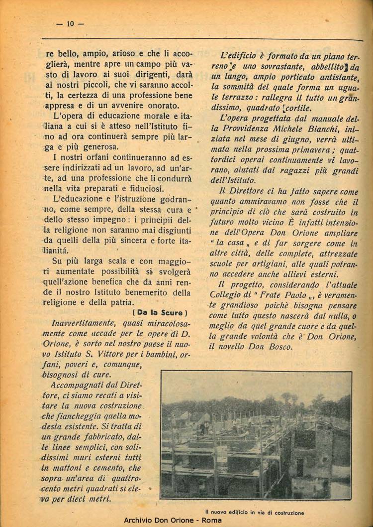 La piccola Opera della Divina Provvidenza, 35, 01, 01-01-1940, pagina 12