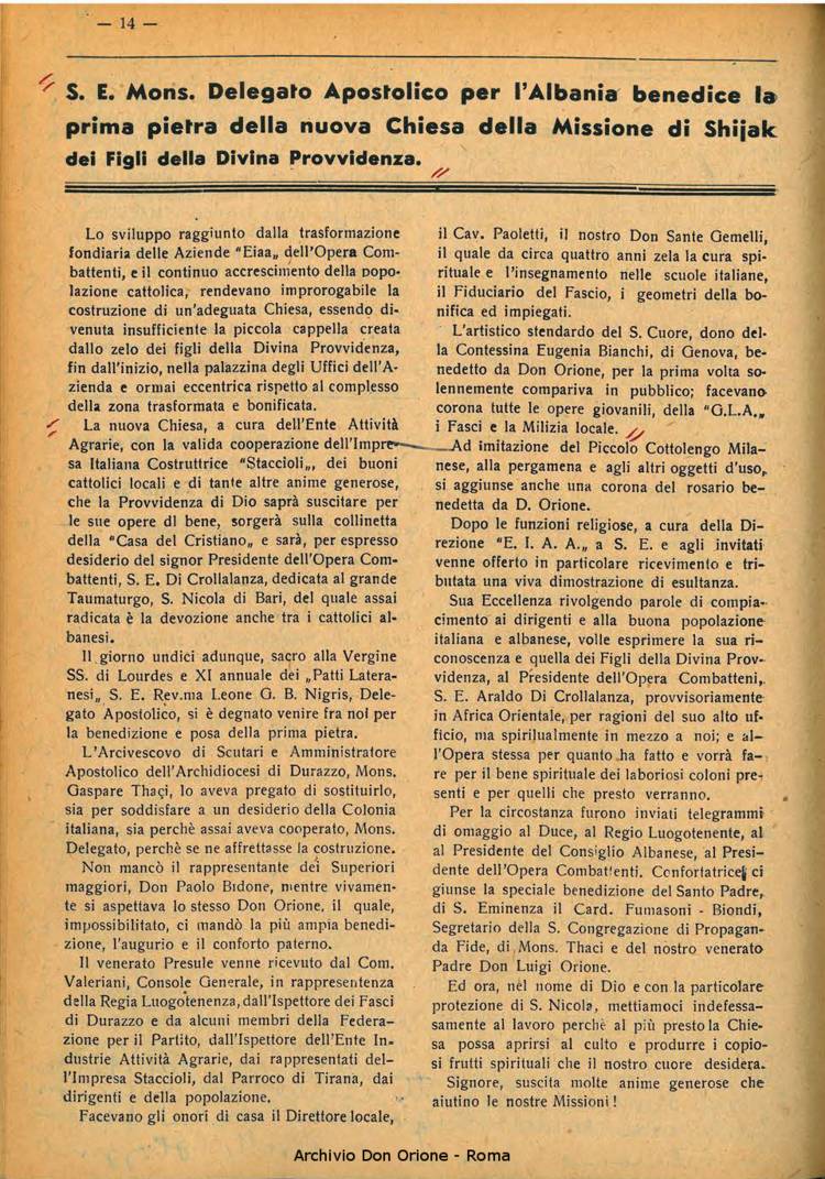 La piccola Opera della Divina Provvidenza, 35, 02, 01-02-1940, pagina 16