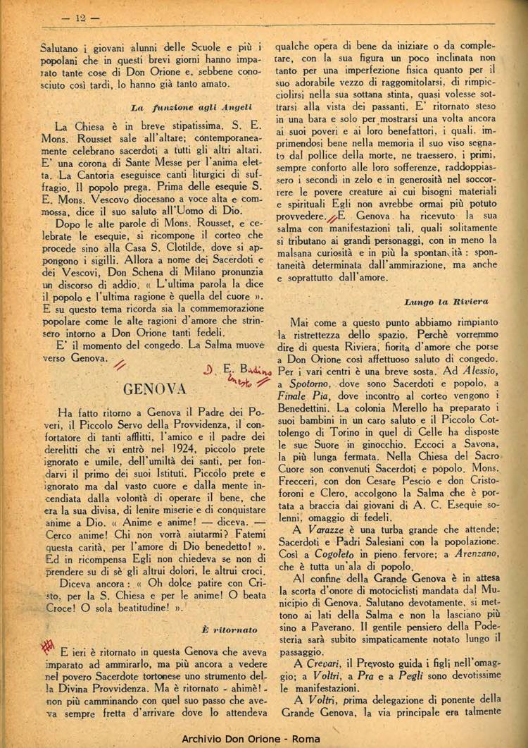 La piccola Opera della Divina Provvidenza, 35, 03, 01-04-1940, pagina 12
