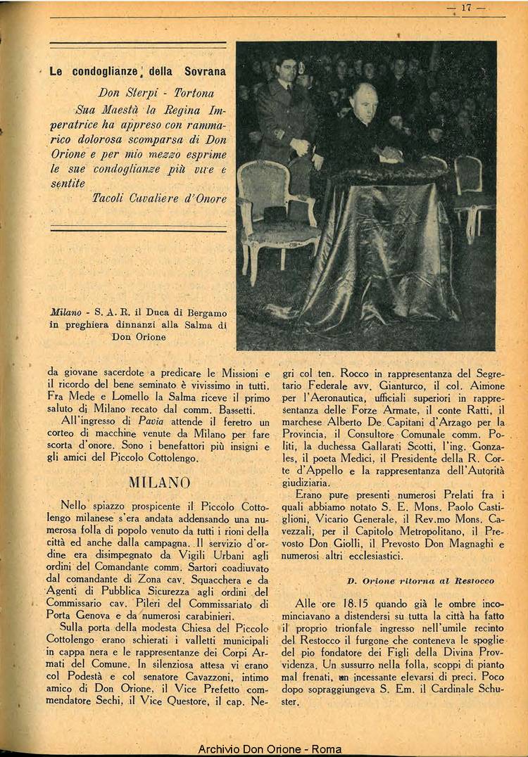 La piccola Opera della Divina Provvidenza, 35, 03, 01-04-1940, pagina 17
