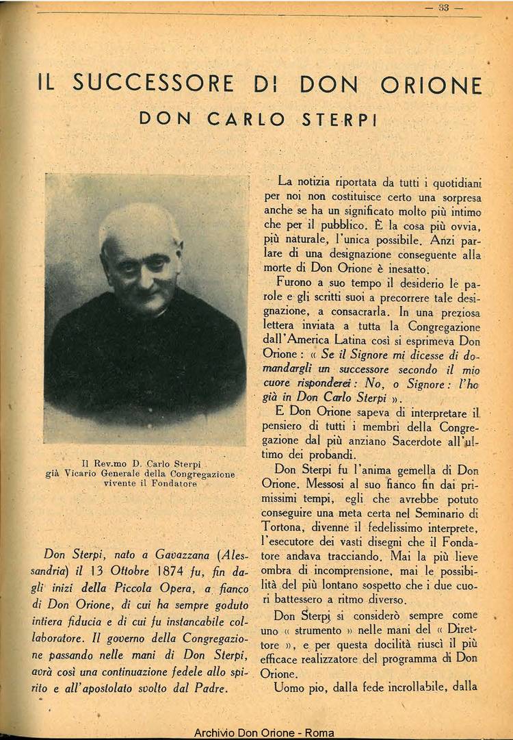 La piccola Opera della Divina Provvidenza, 35, 03, 01-04-1940, pagina 33