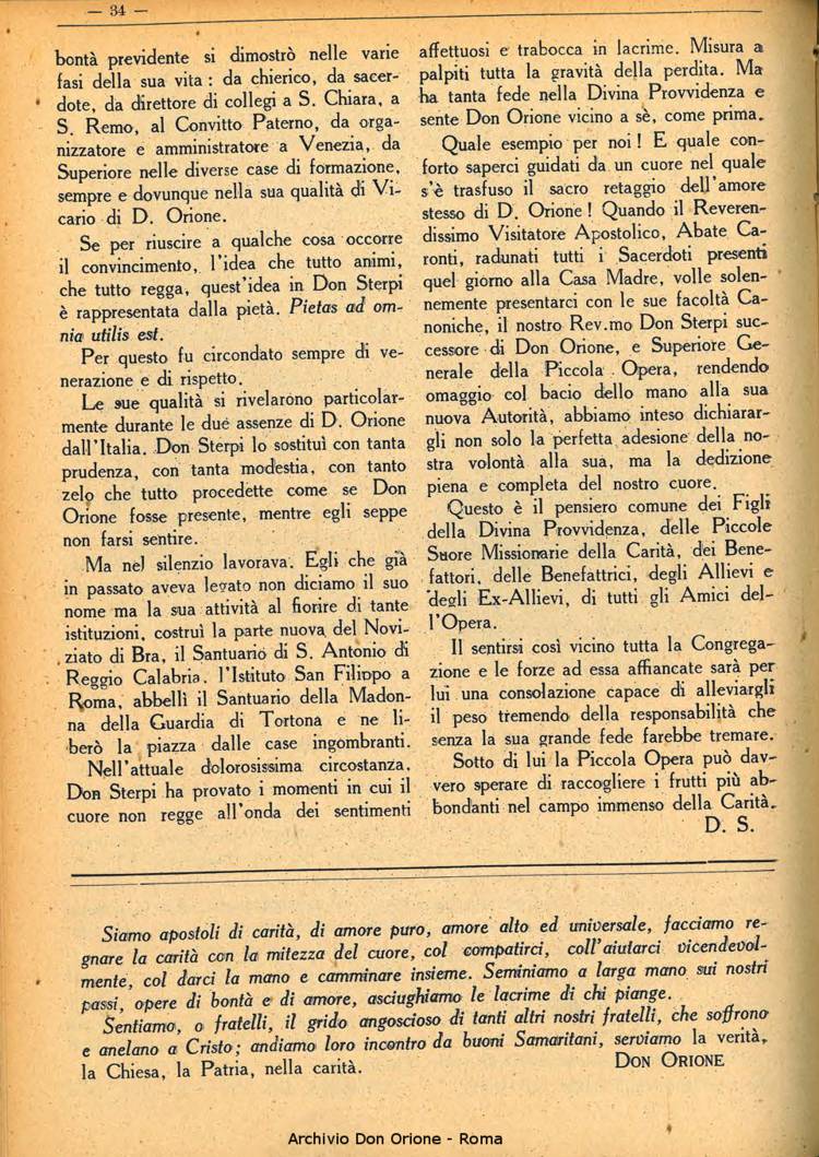 La piccola Opera della Divina Provvidenza, 35, 03, 01-04-1940, pagina 34
