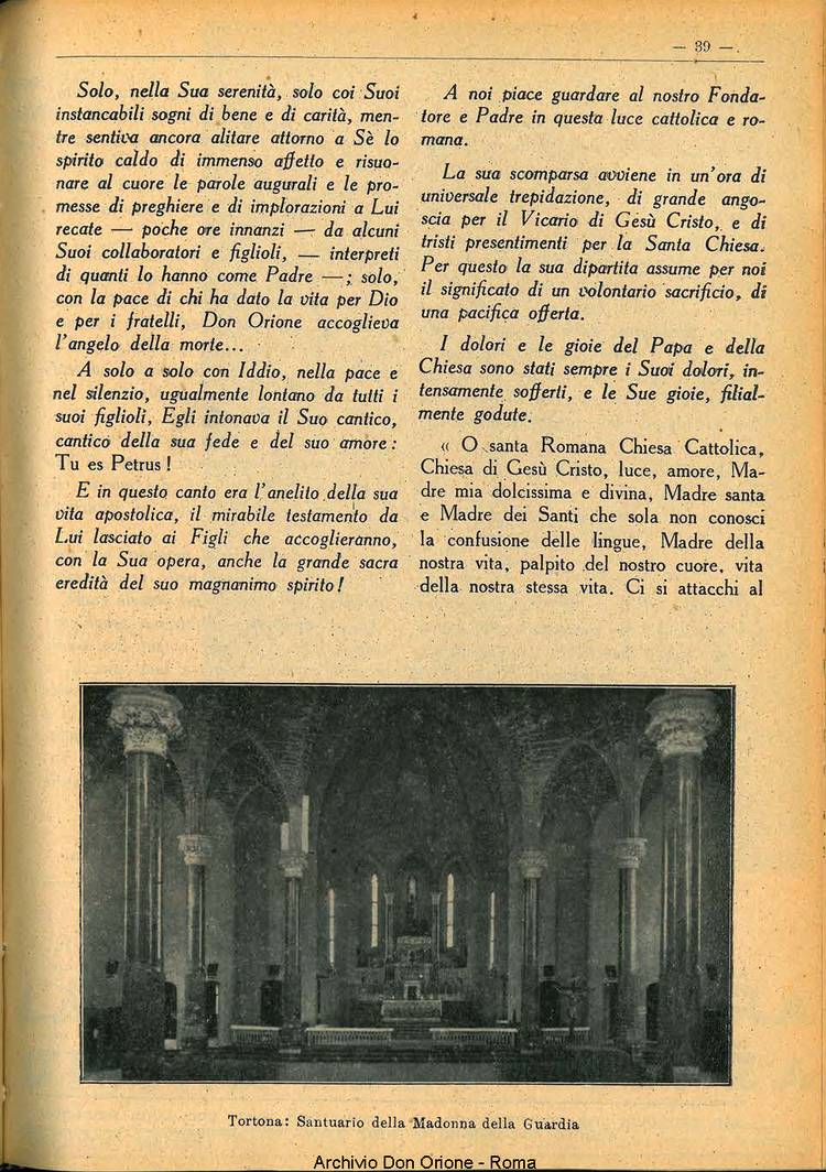 La piccola Opera della Divina Provvidenza, 35, 03, 01-04-1940, pagina 39