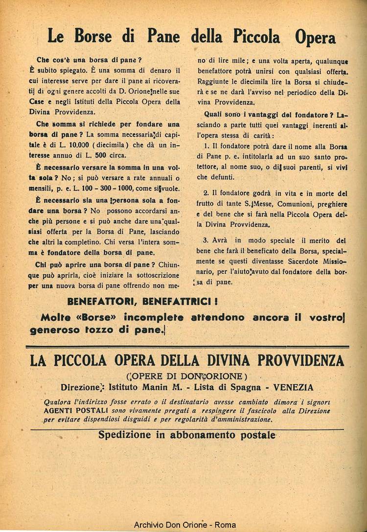 La piccola Opera della Divina Provvidenza, 35, 05, 01-05-1940, pagina 16