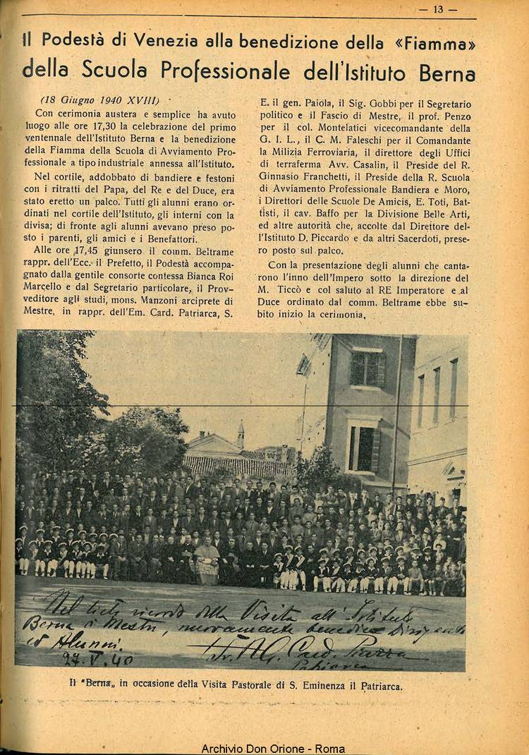 La piccola Opera della Divina Provvidenza, 35, 06, 01-06-1940, pagina 13
