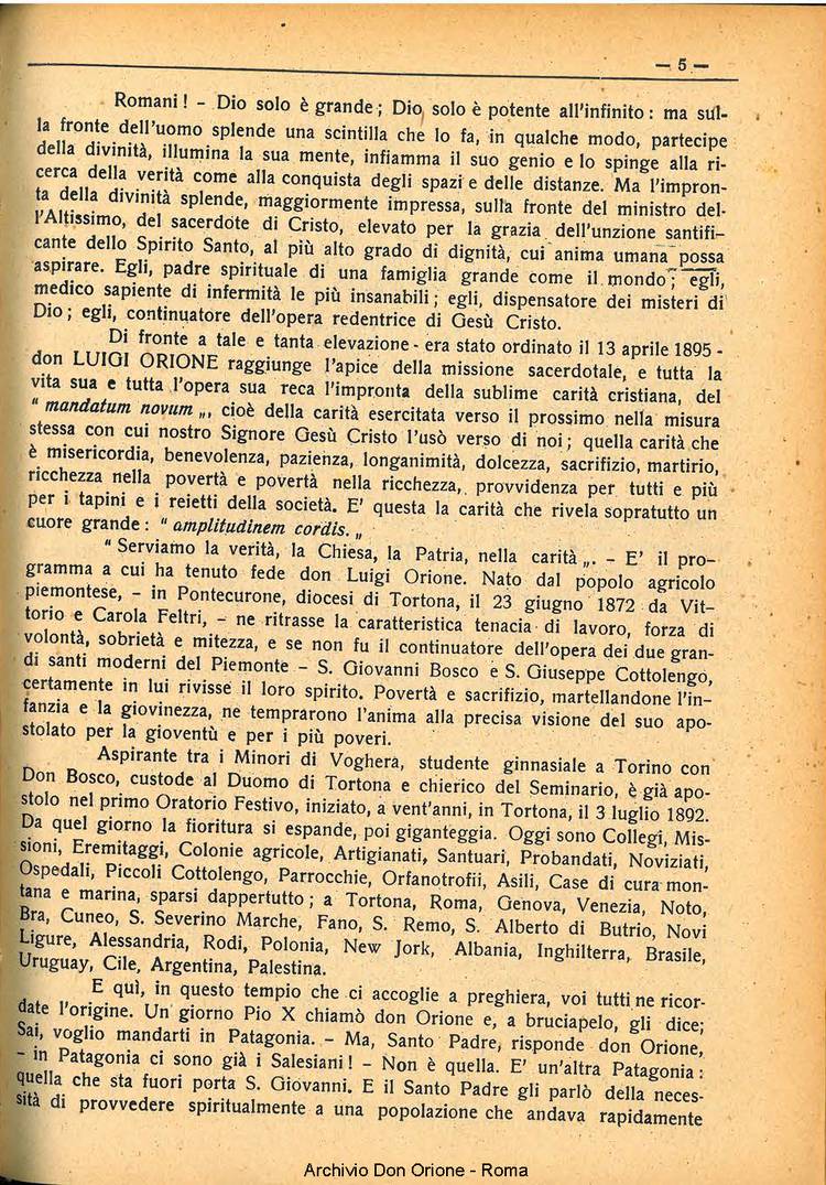La piccola Opera della Divina Provvidenza, 35, 07, 01-07-1940, pagina 5