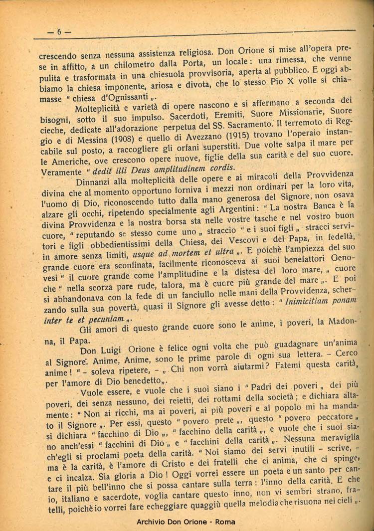 La piccola Opera della Divina Provvidenza, 35, 07, 01-07-1940, pagina 6