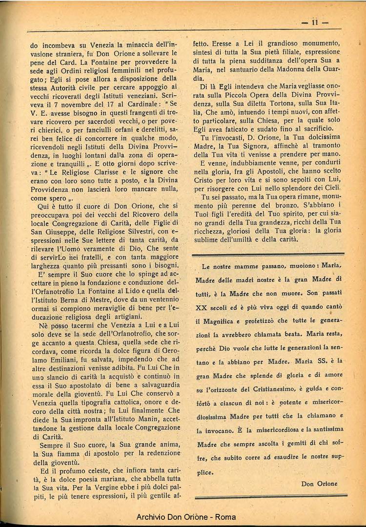 La piccola Opera della Divina Provvidenza, 35, 07, 01-07-1940, pagina 11