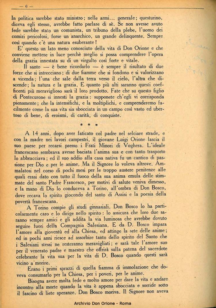 La piccola Opera della Divina Provvidenza, 35, 08, 01-08-1940, pagina 6