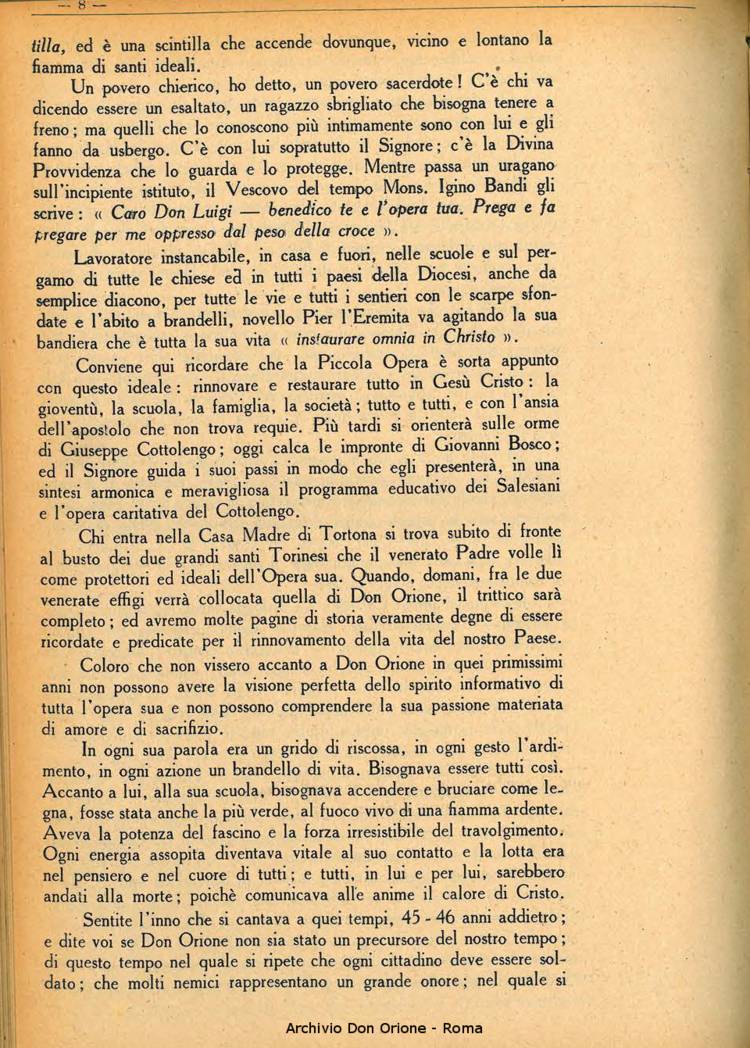 La piccola Opera della Divina Provvidenza, 35, 08, 01-08-1940, pagina 8
